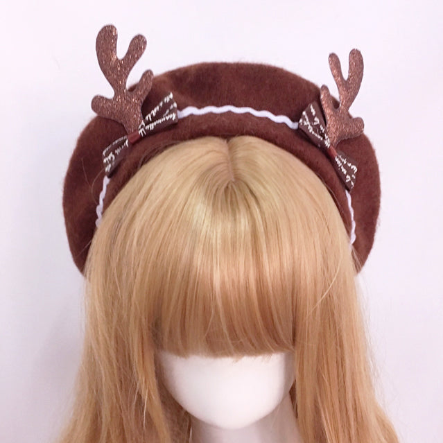 Sweet Deer Beret (3 Colors)