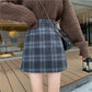 Ashy Plaid Mini Skirt (3 Colors)