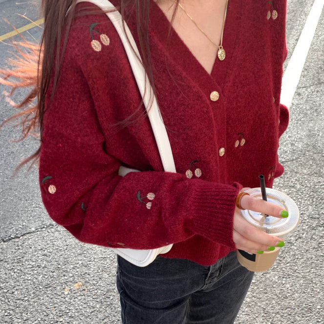 Cherry Cardigan (3 Colors)