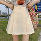 Half Pleated Mini Skirt (4 Colors)