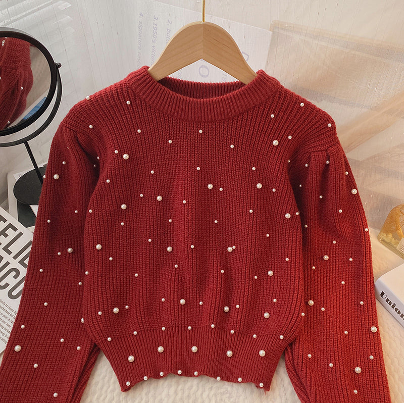 Pearl Cropped Sweater (3 Colors)