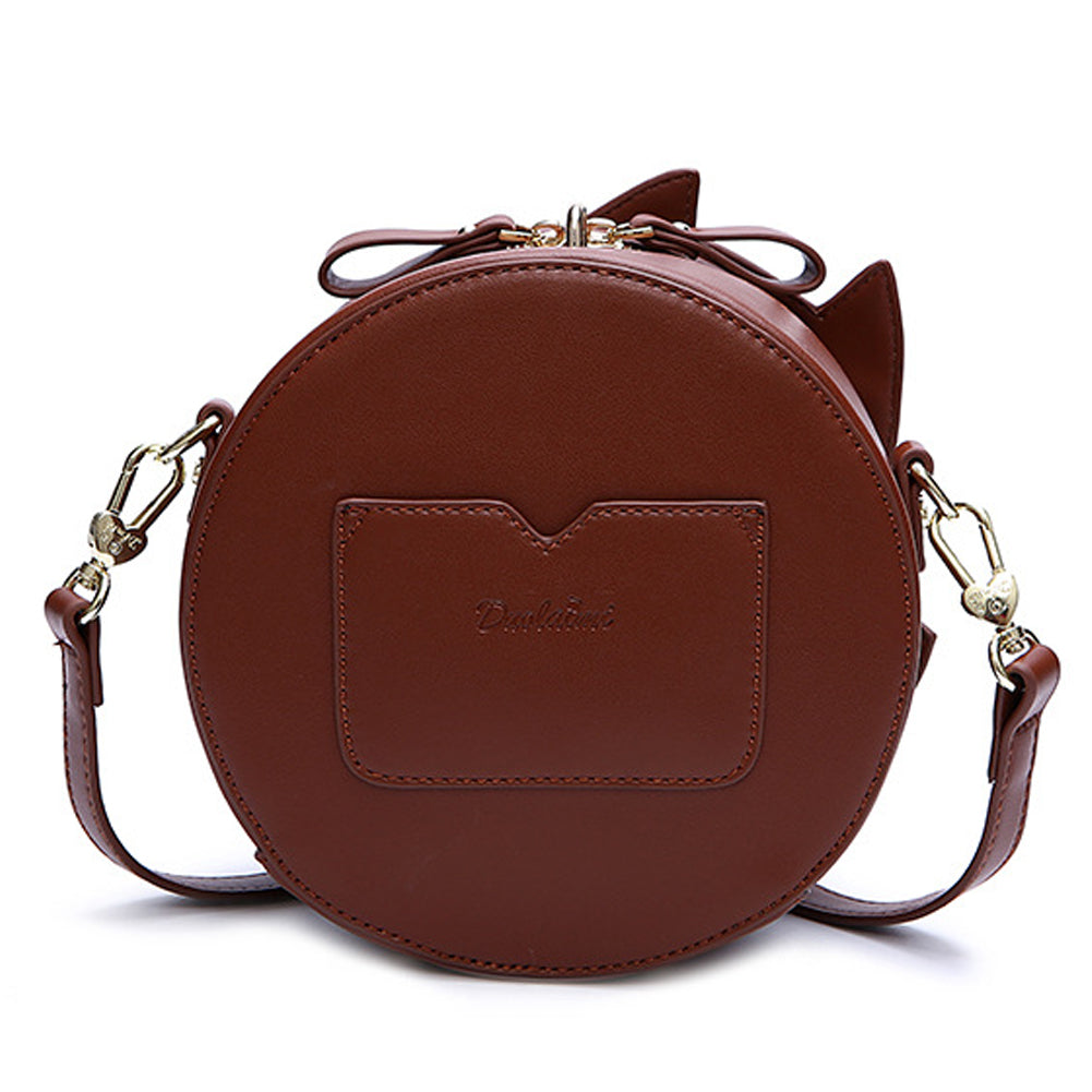 Sleepy Fox Crossbody Bag (Brown)