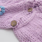 Chunky Knit Daisy Cropped Cardigan (3 Colors)