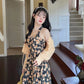 Vintage Rose Corduroy Cami Dress