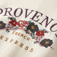 Provence Floral Sweatshirt (Cream)