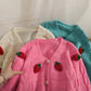 Puffy Strawberry Cardigan (3 Colors)