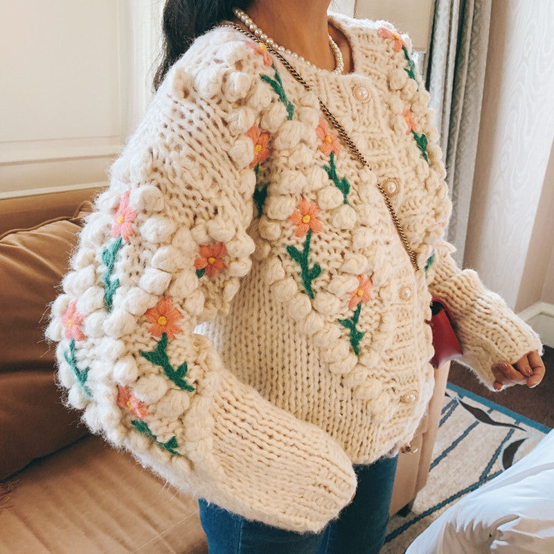 Chunky pom 2025 pom cardigan