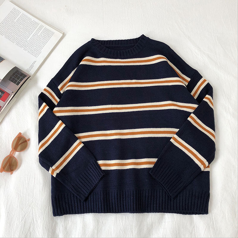 Double Stripe Sweater (5 Colors)