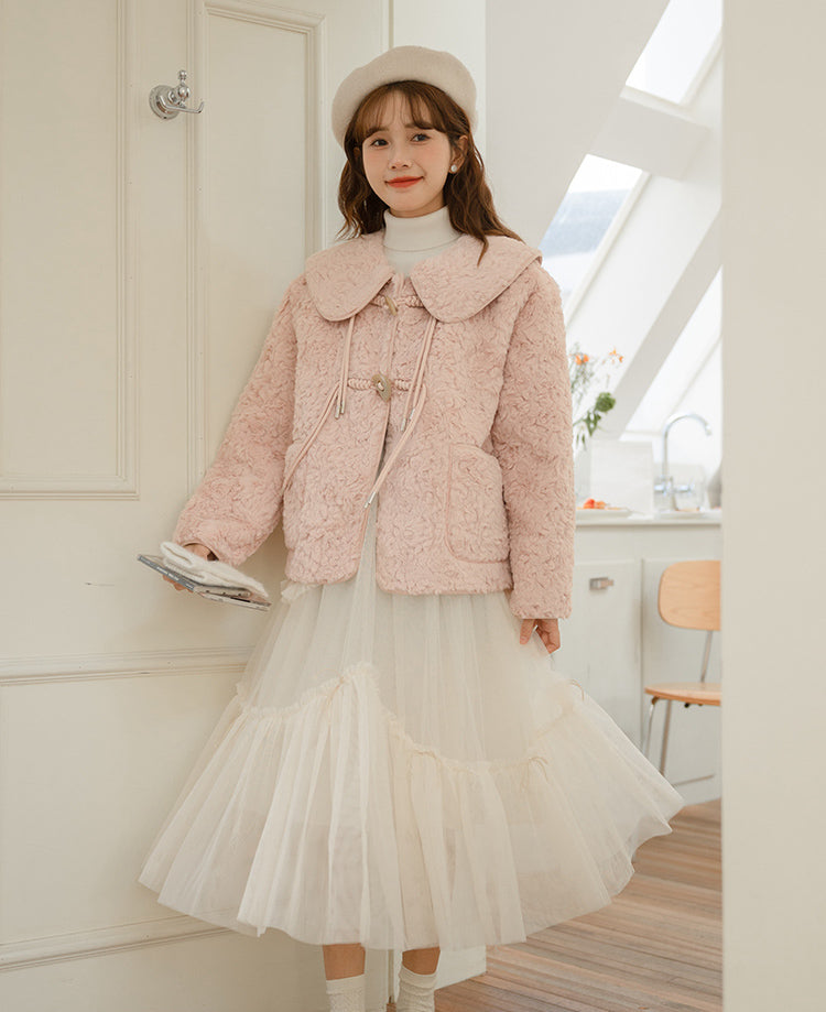 Little Lamb Teddy Coat (2 Colors)