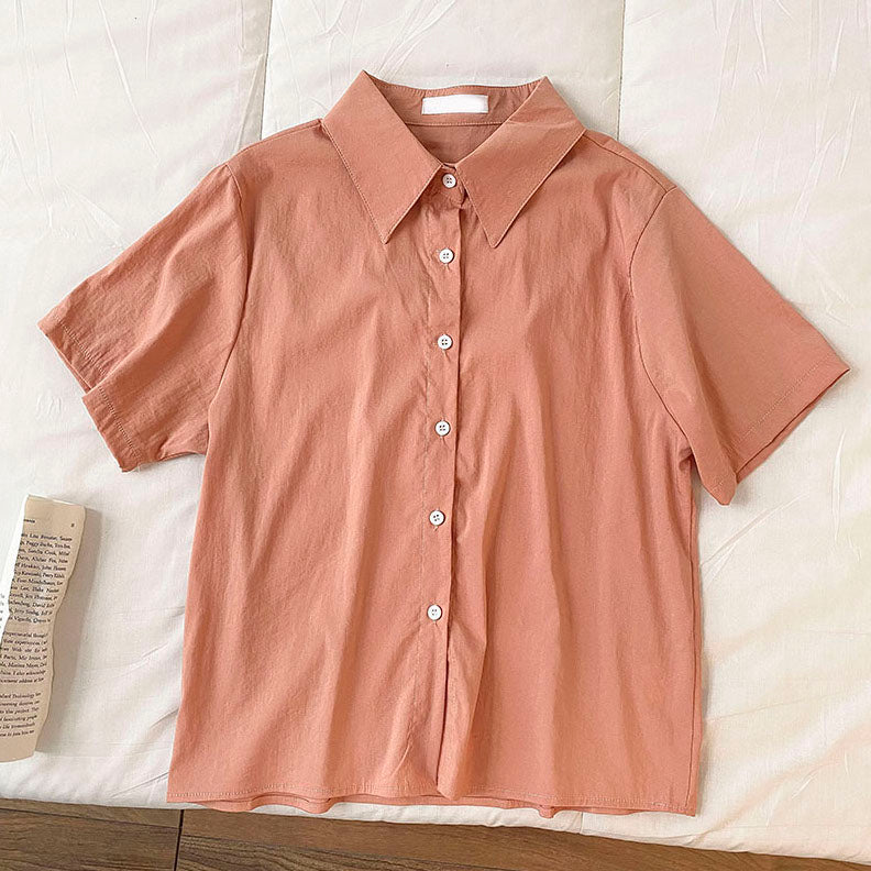 Candy Button Up Shirt (5 Colors)