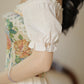 Basic Off Shoulder Jacquard Midi Dress (Cream)