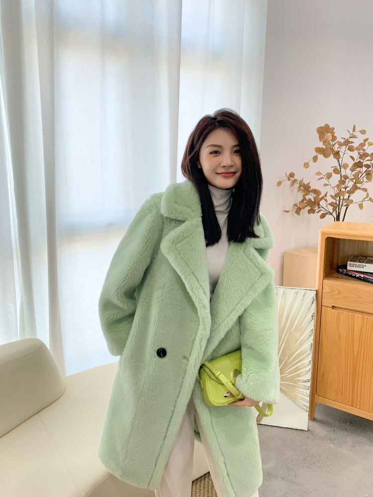 Cozy Teddy Wool Coat (12 Colors)