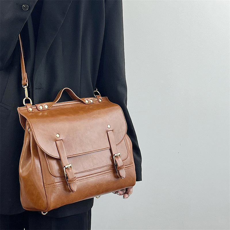 Artist Satchel Bag (Brown)