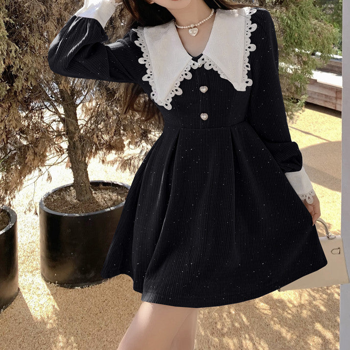 Sweet Love Peter Pan Knit Dress (3 Colors)