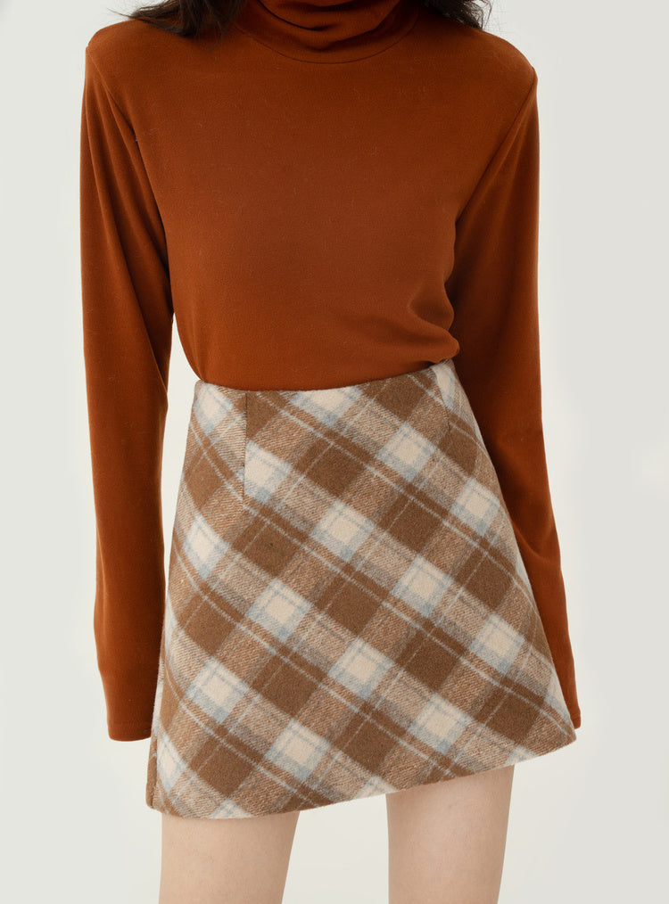 Toasted Plaid Mini Skirt (3 Colors)