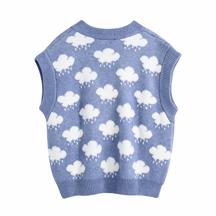 Cloud Sweater Vest (2 Colors)