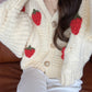 Puffy Strawberry Cardigan (3 Colors)