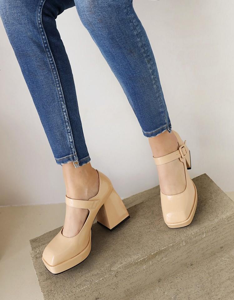 Classy Mary Jane Block Heels (3 Colors)