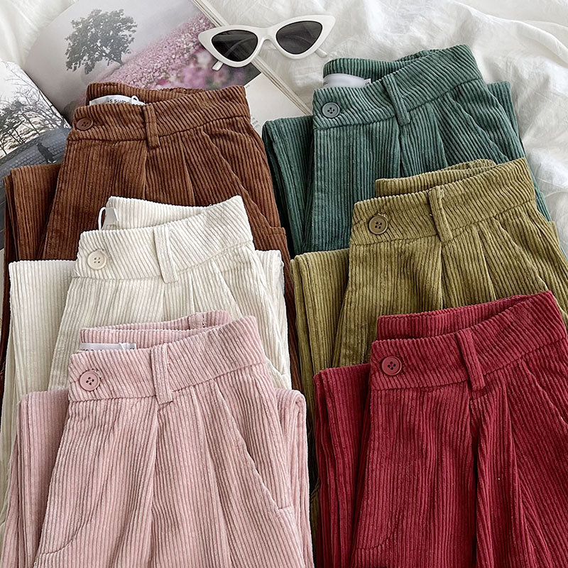 Fall Corduroy Jeans (6 Colors)