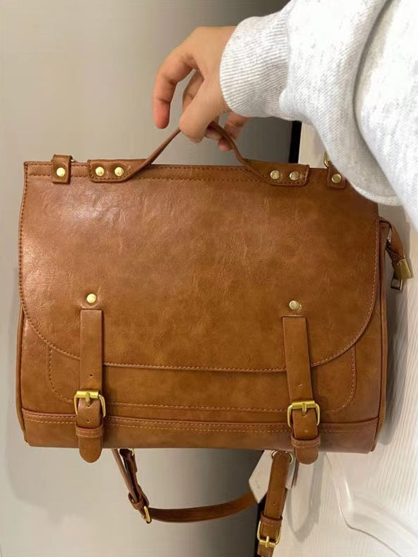 Artist Satchel Bag (Brown)