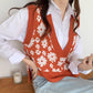Rustic Floral Vest (2 Colors)