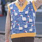 Duck Sweater Vest (Blue/Yellow)