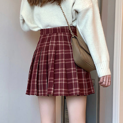 Varsity Plaid Tennis Skirt (3 Colors)