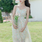 Watercolor Garden Cami Dress (White)