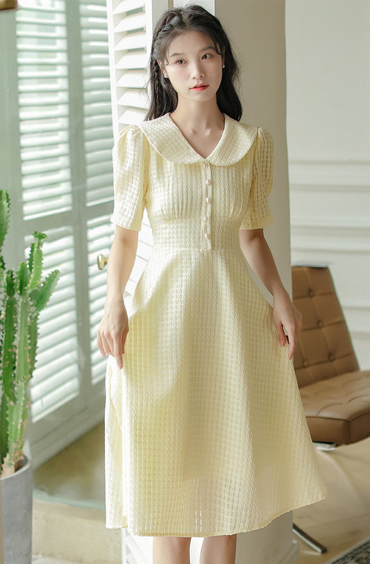 Little Miss Sunshine Midi Dress (Yellow)