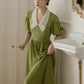 Bluebell Floral Midi Dress (Green)