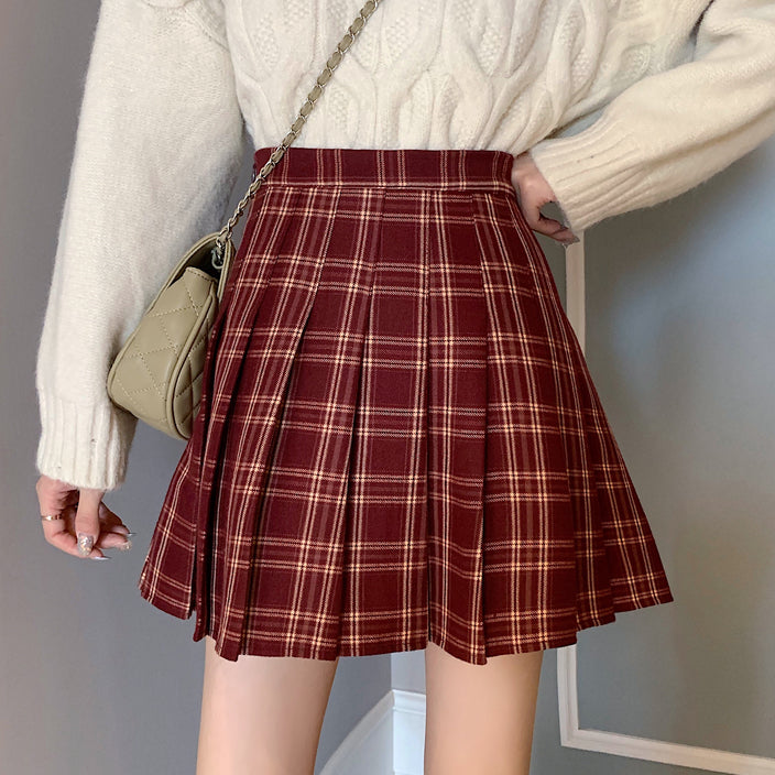 Varsity Plaid Tennis Skirt (3 Colors)