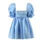 Satin Puff Sleeve Mini Dress (3 Colors)
