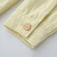 Scallop Collar Jacket (Pastel Yellow)