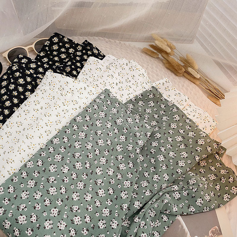 Cottage Floral Midi Skirt (3 Colors)