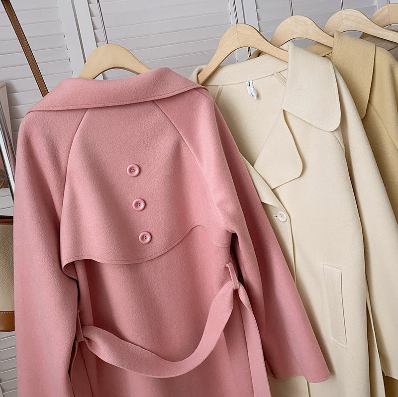 Creamy Button Coat (5 Colors)