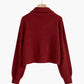 Button Up Polo Sweater (5 Colors)