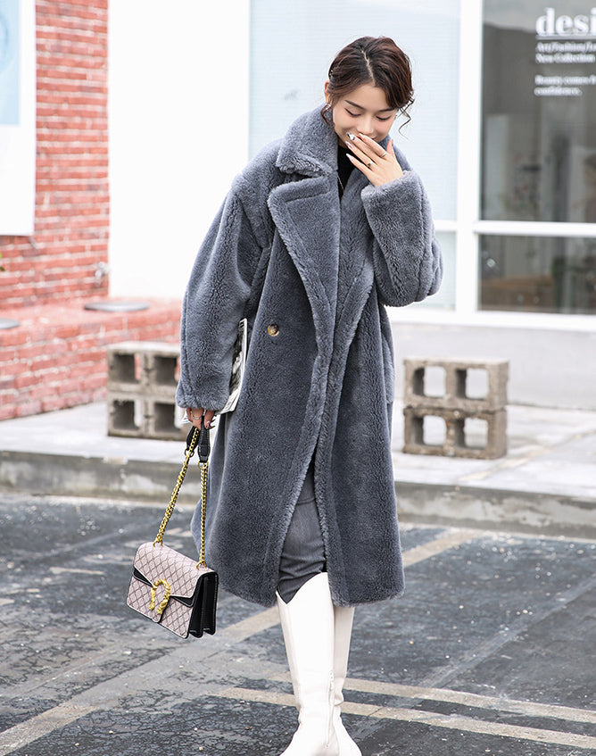 Cozy Teddy Wool Coat (12 Colors)