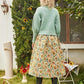 Sunflower Collared Cardigan (Sage)