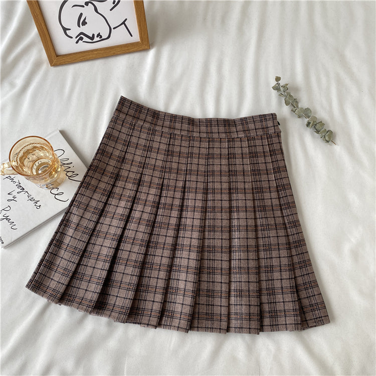 Multi Plaid Tennis Skirt (5 Colors)