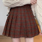 Cinnamon Plaid Tennis Skirt (3 Colors)