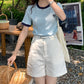 Spring Denim Tailored Shorts (6 Colors)