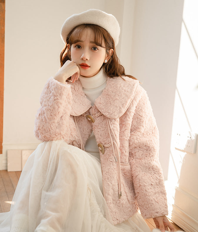 Little Lamb Teddy Coat (2 Colors)