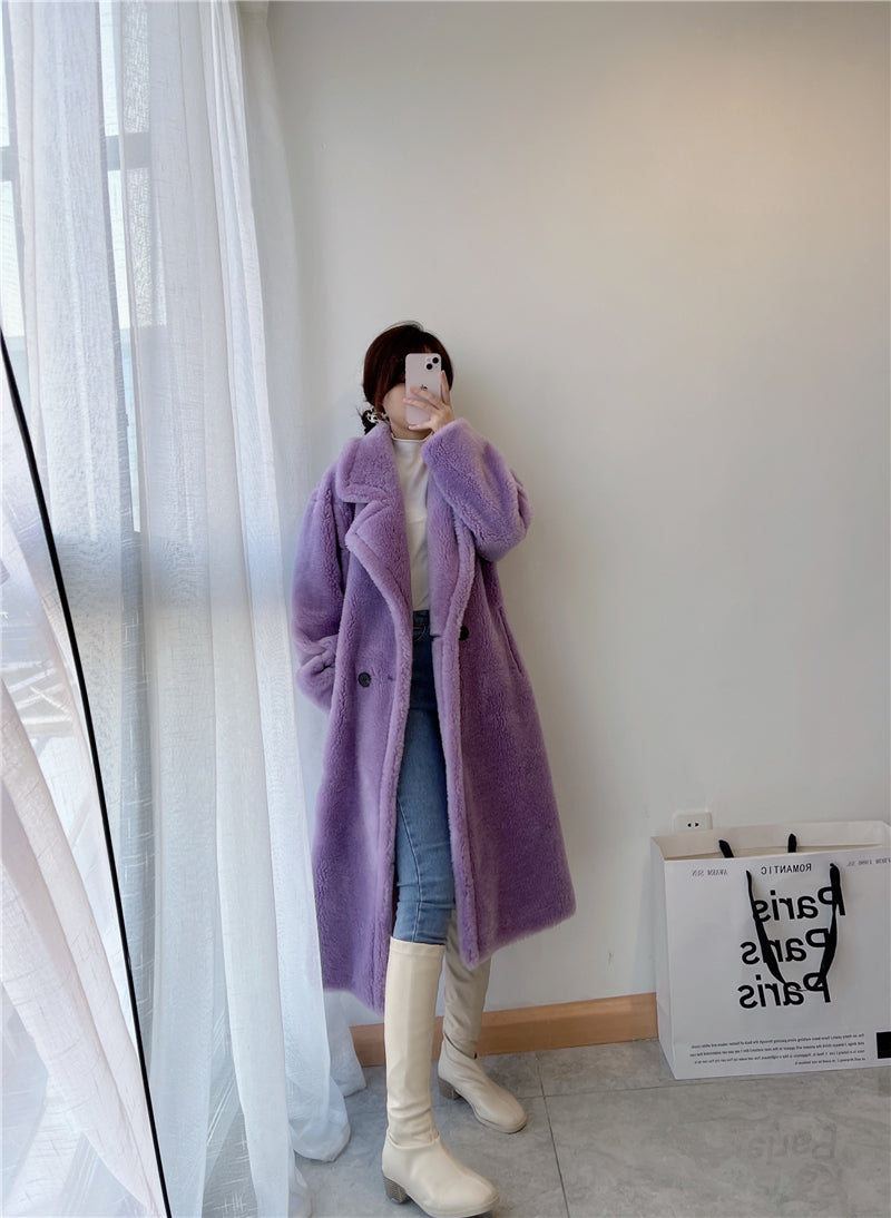 Cozy Teddy Wool Coat (12 Colors)