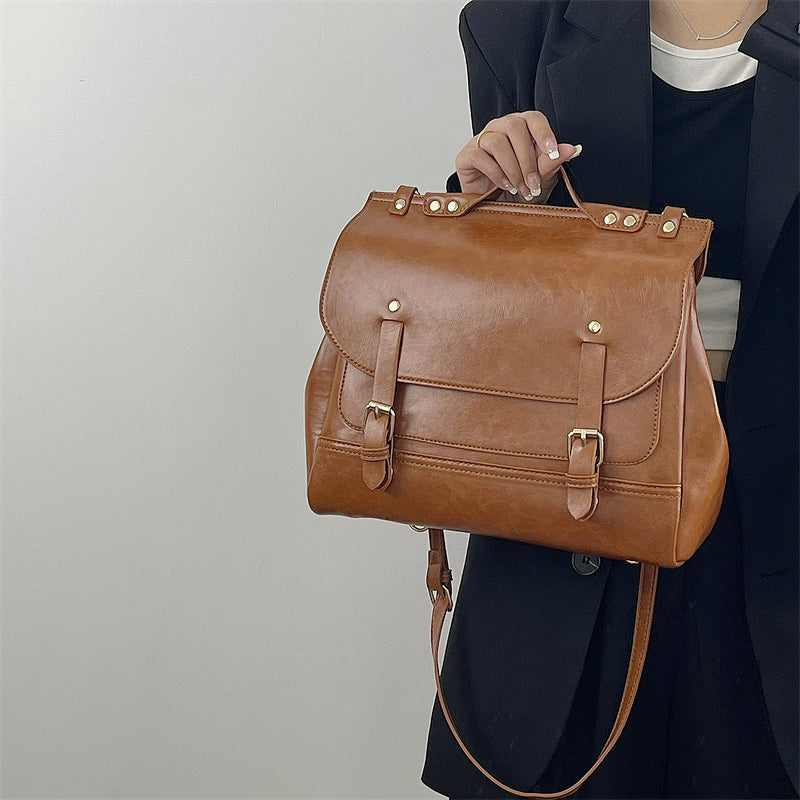 Artist Satchel Bag (Brown)