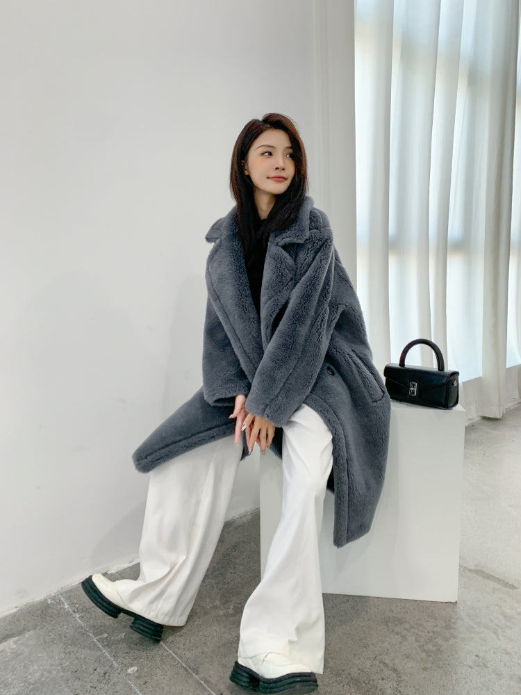 Cozy Teddy Wool Coat (12 Colors)