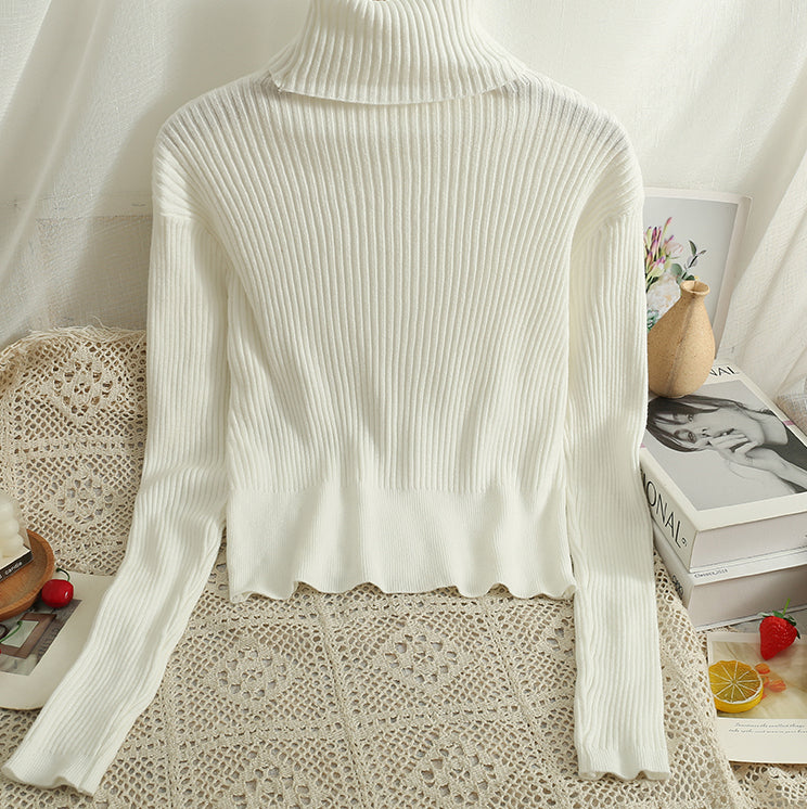 Chunky white clearance turtleneck