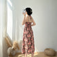 Vintage Rose Halter Midi Dress (2 Colors)