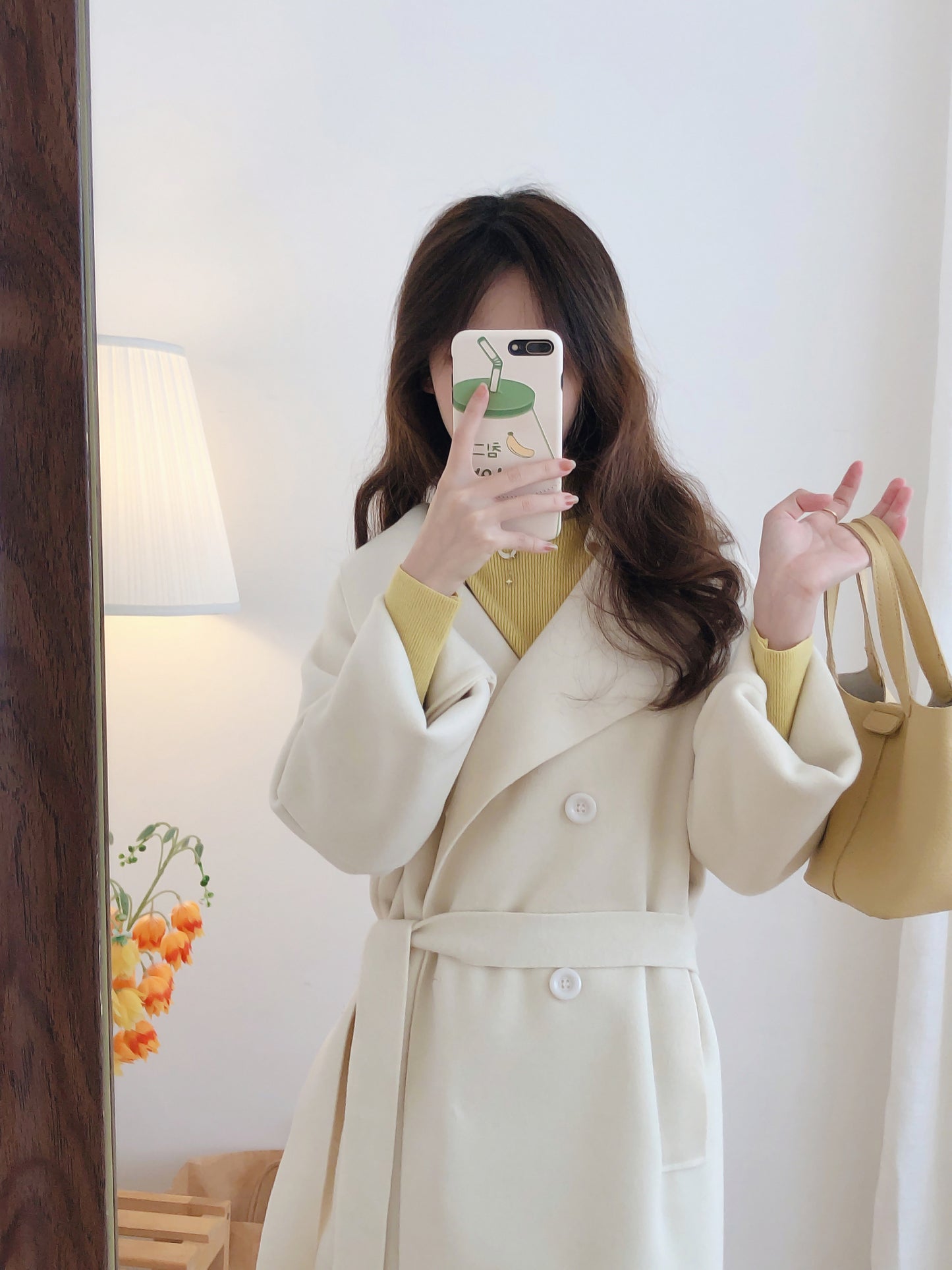 Creamy Button Coat (5 Colors)