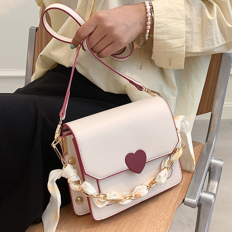 Love Note leather crossbody bag
