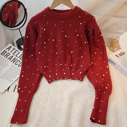 Pearl Cropped Sweater (3 Colors)
